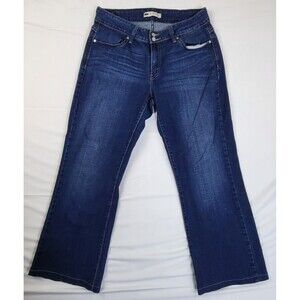 Levis 529 Curvy Bootcut Jeans Womens Size 14M W32 L32 Blue Denim Flap Pocket